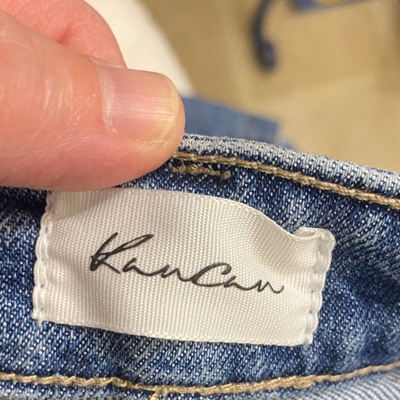 KanCan Women's Blue Flare Jeans 7/27 - Picture 3 of 7